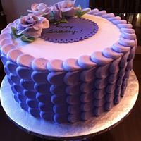 shades of lavender birthday cake