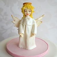 Angel Baptism Cake