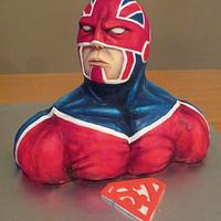 Captain Britain - Bake for Superjosh, Cake Collaboration.