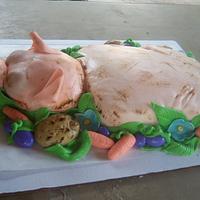 pig roast cake