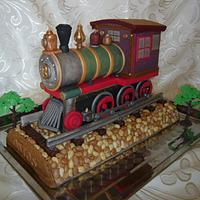 Locomotive cake