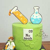Science cake for little scientist :)