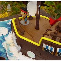 Jack and the Neverland Piraters cake