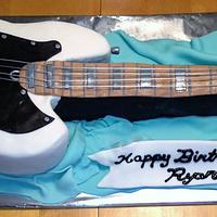 Fender Bass Guitar Cake