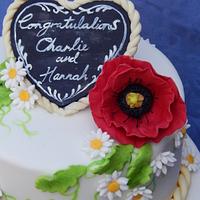 County Engagement cake