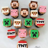 Mine craft Cupcakes