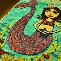 Mermaid cake Buttercream