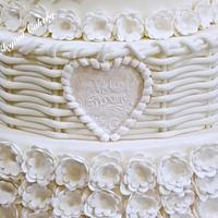 Traditional White Wedding Cake