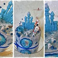 Frozen cake & Olaf