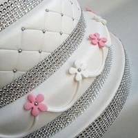 Glamour wedding cake