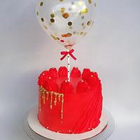 Balloon cake 