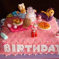 Pyjama Party Birthday Cake
