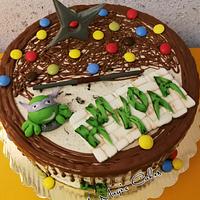 Turtle ninja oreo cake