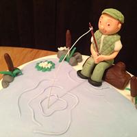 Fisherman's Birthday Cake