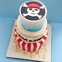 Pirate theme cake 