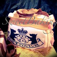 Juicy Couture cake with purse 