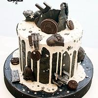Star Wars drip cake
