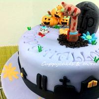 Halloween theme cake