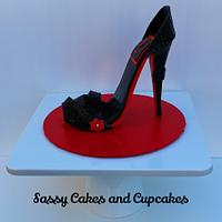 Black and Red - cake by Sassy Cakes and Cupcakes (Anna) - CakesDecor