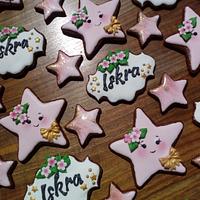 Little star gingerbread cookies