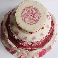 Marie Antoinette themed cake