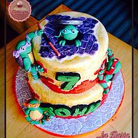 Turtle Ninja Cake