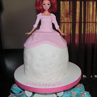 Princess Ariel cupcake tower