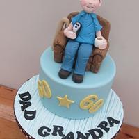60th Birthday - Armchair Cake