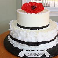 bridal shower cake