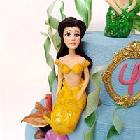 Mermaid Princesses cake