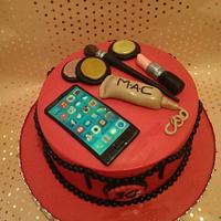 30th make up cake