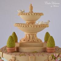 My Italian Garden Cake - Gardens of the world Collaboration