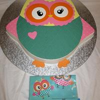 Owl Them to match Party Bags