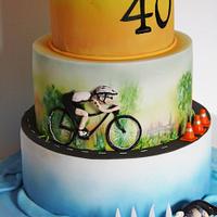 Triathlon Cake