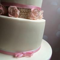3 Tier Sphere wedding cake