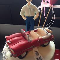 Classic Chevrolet birthday cake