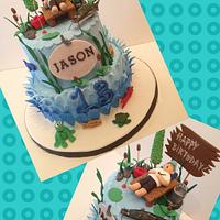 Fishing cake for Icing Smiles
