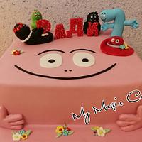 Barbapapa cake 