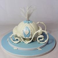 Cinderella Pumpkin Carriage Wedding Cake