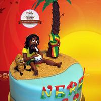 Bob Marley  cake