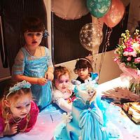 Frozen cake for little princess 