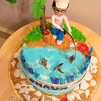 FISHING Cake