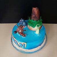 Zig&Sharko, cartoon cake