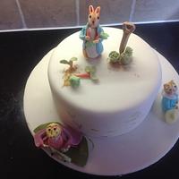 A Beatrix Potter celebration cake.