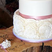Simply Romantic Wedding Cake