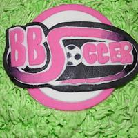 BB Soccer Giant Cupcake