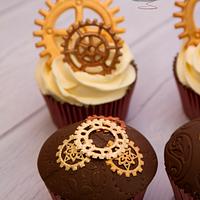 Steampunk cupcakes