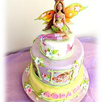 Winx Club - Flora cake
