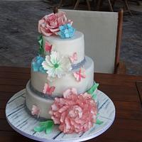 Colored cake