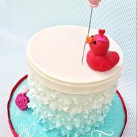 "A Little Birdie Told Me..." Birthday cake